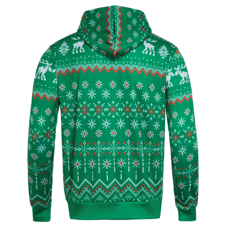 REdbEAR Sports Men's Ugly Christmas Jumper Zi