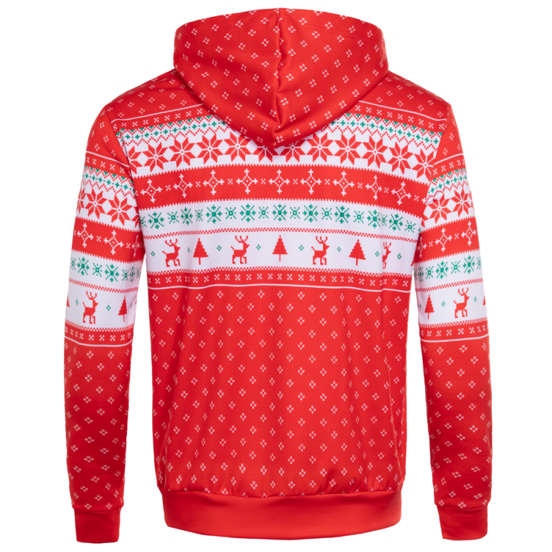 REdbEAR Sports Men's Ugly Christmas Jumper Zi