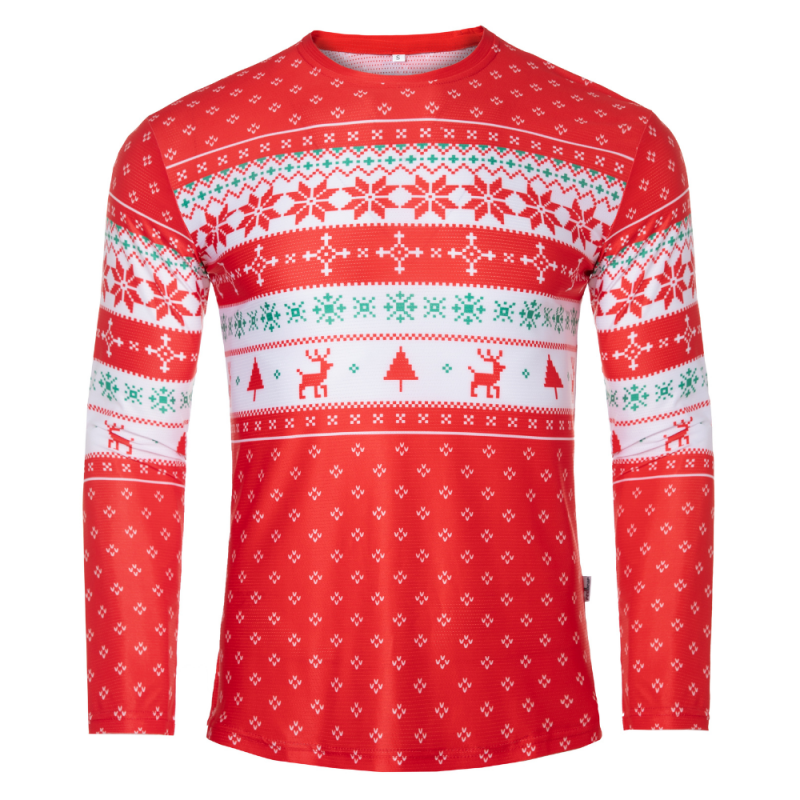 REdbEAR Sports Mens Long Sleeve Christmas Jum