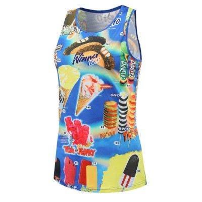 REdbEAR Sports Women's Bonkers Ice Cream Running Tank Top